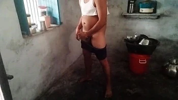 Desi Aunty Catches Step Nephew Jerking Off - Taboo Hindi Sex