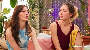 German Amateur Lesbians’ First Anal Orgy with Fingering