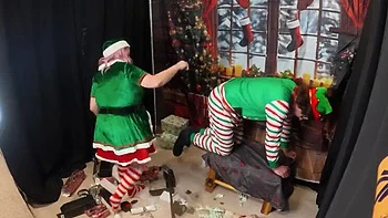 BBW British Elf Spanked and Fucked with Toys - Xmas Roleplay