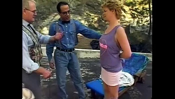 Garden MILF Candy Takes Big Cock Hard