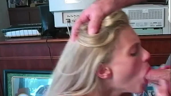 Wife sucks dick and gets load of cum on her face! Hot blonde MILF amateur dirty talking legend Mindy YummyMama facial queen of the internet!