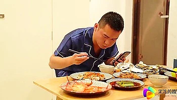 Asian Teen Sucks Cock and Licks Balls