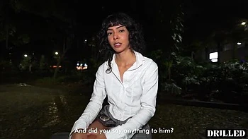 Latina Teen Cindy Luna Dominated with Rough Anal Creampie