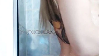Young Brunette Masturbates Wet & Moans in Shower