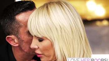 Tiffany Rousso's massive tits and ass blowjob