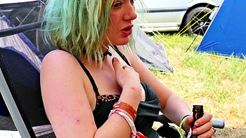 Camille S. The Festival Slut Fucked Hard