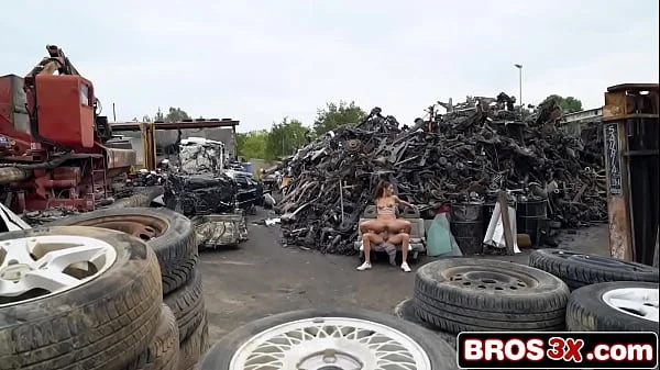 Passionate & Horny Chick Ass-Fucked at a Junkyard (Ginebra Bellucci)
