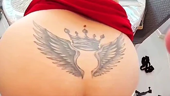 Stepson Pounds Stepmom's Big Ass With Huge Cock