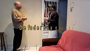 Blindfolded Wife Cheats with Hairy Friend - Amateur Cuckold Fuck & Cum