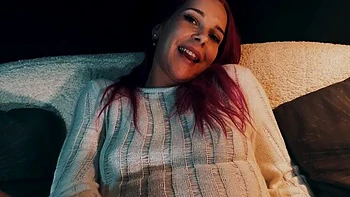 Redhead Amateur Fingering Her Pussy to Loud Orgasms