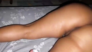 Amateur Latina's Big Ass Squirts in Thong Massage