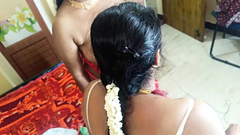 Indian Housewife Cheats With Maid in Hot Lesbian Breast Licking