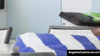 Angelina Castro's Huge Tits & Hairy Latina Pussy