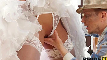 Stanley Johnson and Betzz fuck in sensual lingerie with stockings