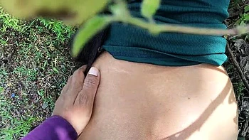 Desi Village Girl's Tight Pussy Fucked Outdoor First Time