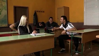 Sexy Student Flirts with Teacher - Deep Blowjob & Hardcore Fuck