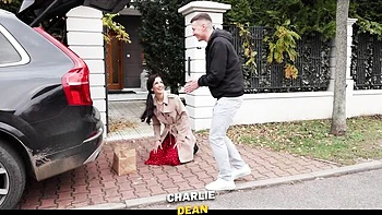 Mature Milf Charlie Dean Fucked Hard with Big White Cock