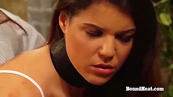 Hardcore Femdom Bondage with Brunette