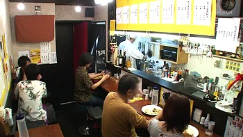 Japanese Amateur Sucks Deep and Fingers Public Pussy