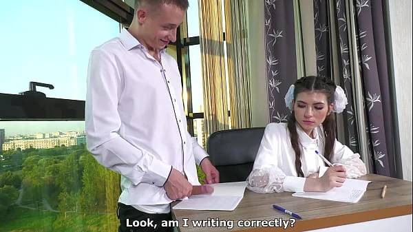 Very Small 18yo with Body Weight of Only 35 kilograms Fucks in Anal with her Friend VG099