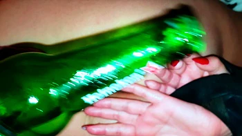 Bianca Nicoleta Fucks Small Dick with Beer Bottle