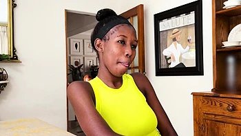 Ebony Amateur Model Ready to Get Fucked BWC