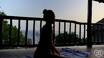 Dani Daniels' Sunset Yoga: Blowjob, Doggy, Big Tits