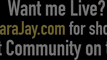 Sara Jay's Dirty Talk & Huge Tits Fuck