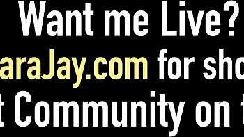 Horny Sara Jay's big tits and bubble ass