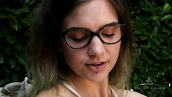 Brunette Fingering Her Wet Pussy Close Up