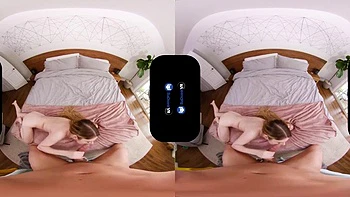 Blonde Sucks Cock Doggy, Cowgirl & Missionary VR Style