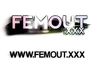 Redhead Hailey Masturbates Anal with Dildo on Big Ass