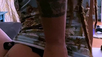 Milf's Ass Fucked Close Up Striptease