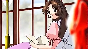 Busty teen screams while sushi dominates her