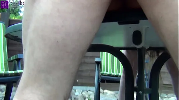 Outdoor creampie! User sperm squirted out of my cunt!