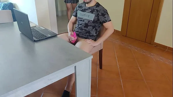 Nymphomaniac stepmother uses her stepson sperm as a lubricant