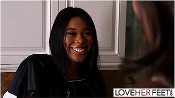 Ebony Babes Jezabel & Journey Love Worshipped and Fucked