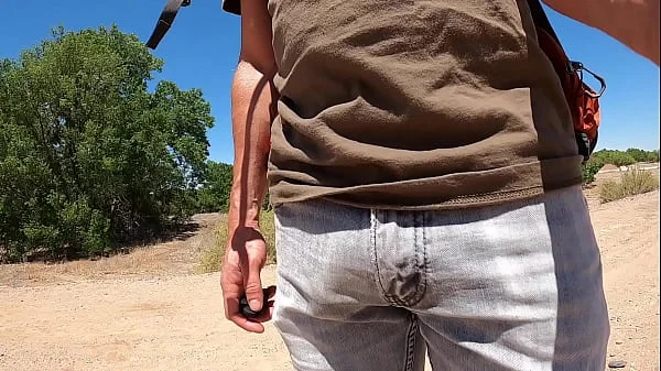 Putting a vibrator in a condom and cumming in public