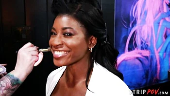 Ebony Nicole Kitt Gives Lap Dance and Fuck POV