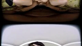 Asian babe KH0 sucks cock in POV