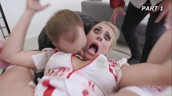 Halloween Party Goes Wet #1, Dee Williams & Brittany Bardot, Anal Fisting, Gapes, ButtRose, Pee Drink, Creampie Swallow GIO1949