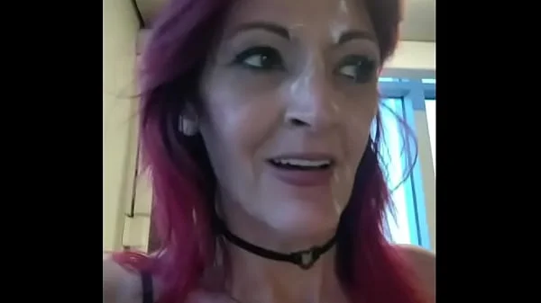 Stepmom With Cum On Her Face In Public- Cumwalk