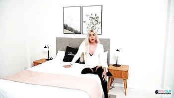 Trans Vika and Lea Strip and Take Raw Anal