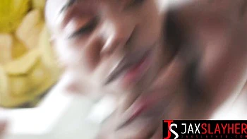 Jax Slayher's Rough Throatfuck on Big Black Cock