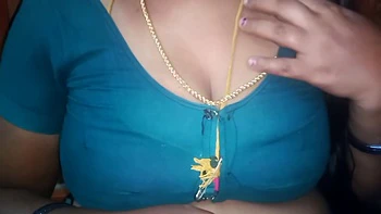 Busty Tamil Aunty Squeezes Her Big Tits Alone