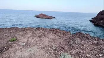 PUBLIC DICK FLASH ON THE BEACH. I pull out my dick in front of a young girl on the nudist beach.