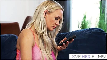 Blonde Nina Heels Gets Amazing Foot Play