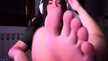 Exotic brunette hardcore foot fetish fuck