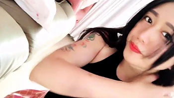 Big-Breasted Asian Schoolgirl Gets a Mouthful of Cum