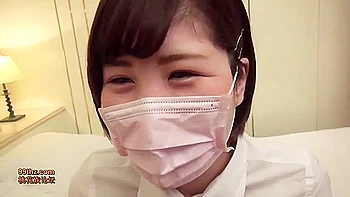 Japanese Girl In Uniform Masturbate And Fuck Hard